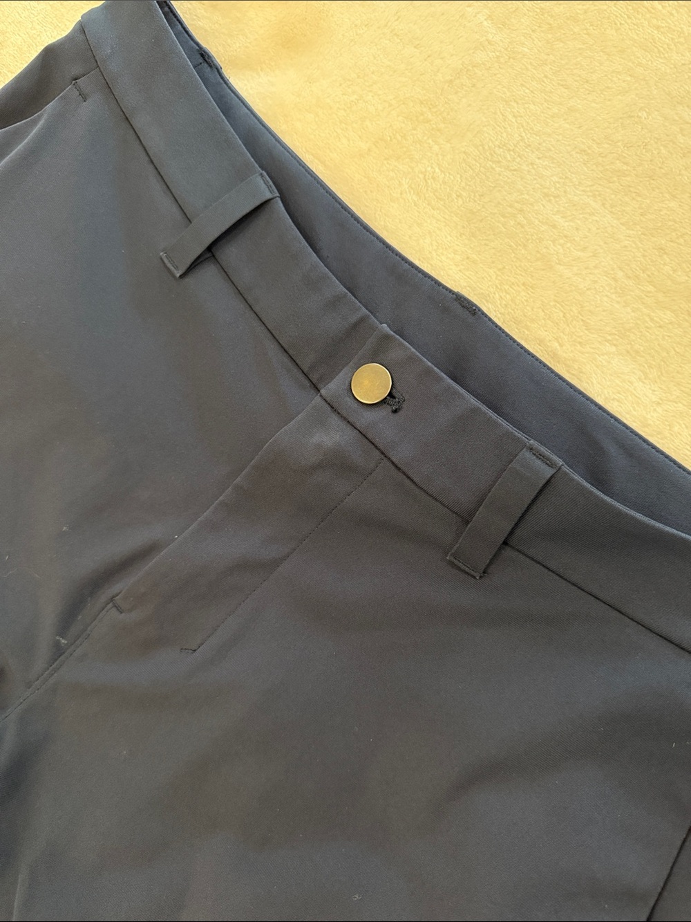 lululemon athletica Men's Navy Straight-Leg Dress Pants - Picture 3 of 3